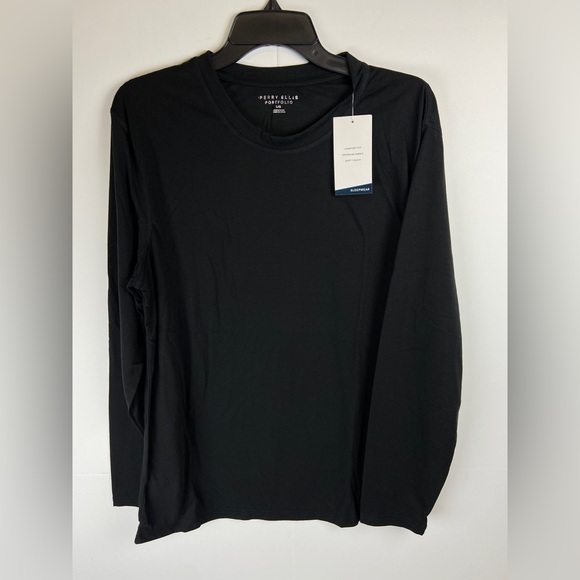 Perry Ellis Mens Portfolio Thermal Heather Black Shirt Medium & Large Available - Picture 6 of 8